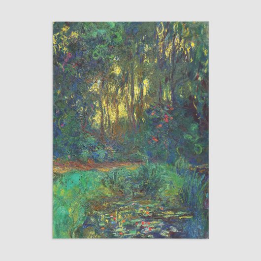 Claude Monet - Corner of a Pond with Waterlilies Tissuepapier
