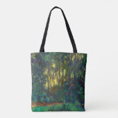 Claude Monet - Corner of a Pond with Waterlilies Tote Bag (Achterkant)