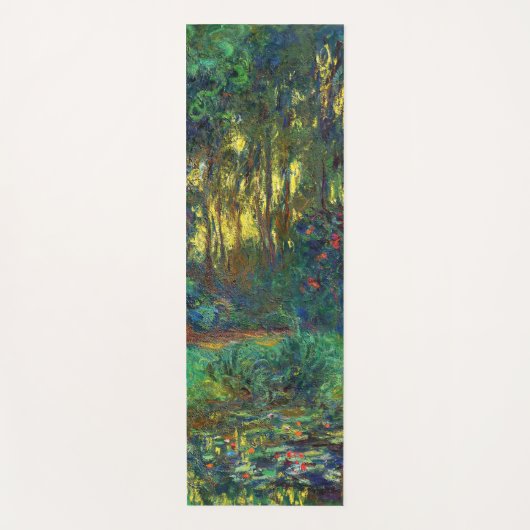 Claude Monet - Corner of a Pond with Waterlilies Yogamat (Voorkant)