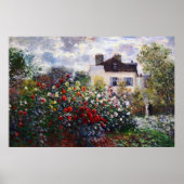 Claude Monet Corner of the Garden Fine Art Poster (Voorkant)