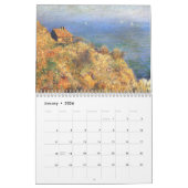 Claude Monet Custom Year Agenda Kalender (Jan 2026)