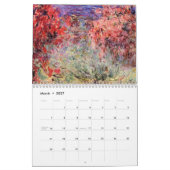 Claude Monet Custom Year Agenda Kalender (Mar 2027)