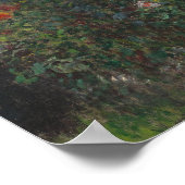 Claude Monet - Dames in de bloemen Poster (Hoek)