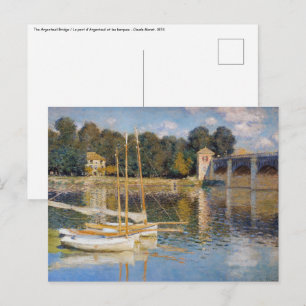 Claude Monet - De Argentijnse Brug Briefkaart