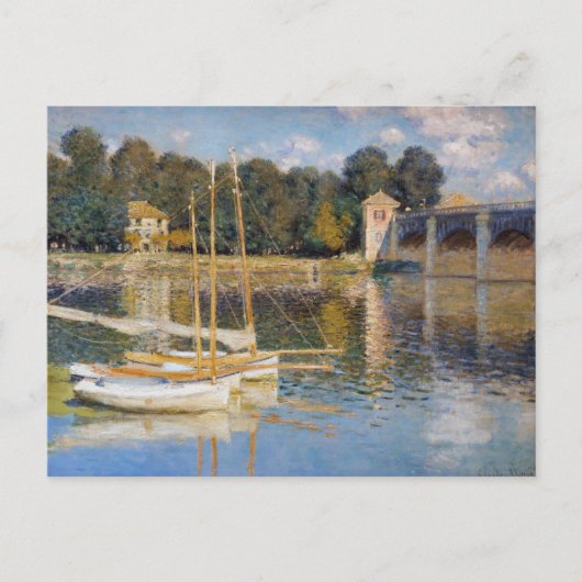 Claude Monet - De Argentijnse Brug Briefkaart (Voorkant)