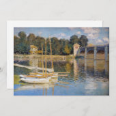 Claude Monet - De Argentijnse Brug Kaart (Voorkant / Achterkant)