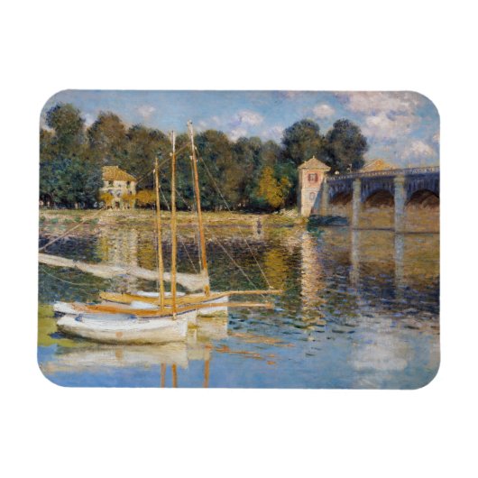 Claude Monet - De Argentijnse Brug Magneet (Horizontaal)