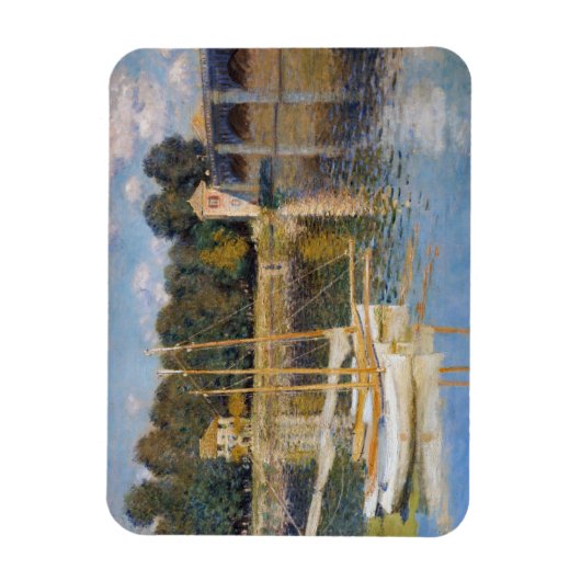 Claude Monet - De Argentijnse Brug Magneet (Verticaal)