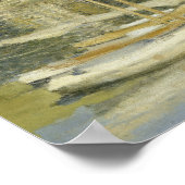 Claude Monet - De Argentijnse Brug Poster (Hoek)