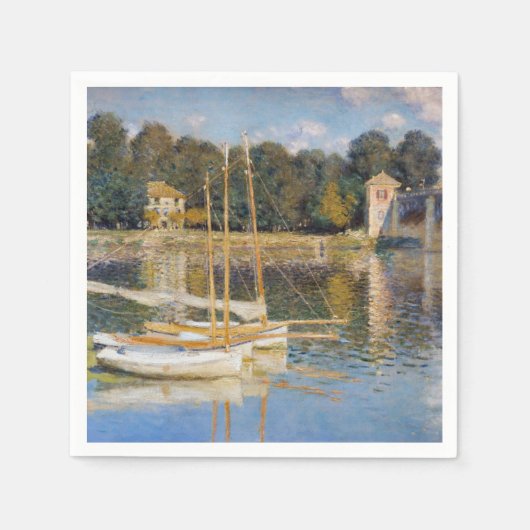 Claude Monet - De Argentijnse Brug Servet (Voorkant)