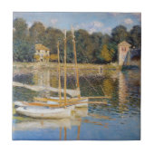Claude Monet - De Argentijnse Brug Tegeltje (Voorkant)