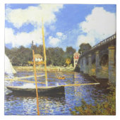  Claude Monet De Argentijnse Brug Tegeltje (Voorkant)