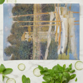 Claude Monet - De Argentijnse Brug Theedoek (Gevouwen)