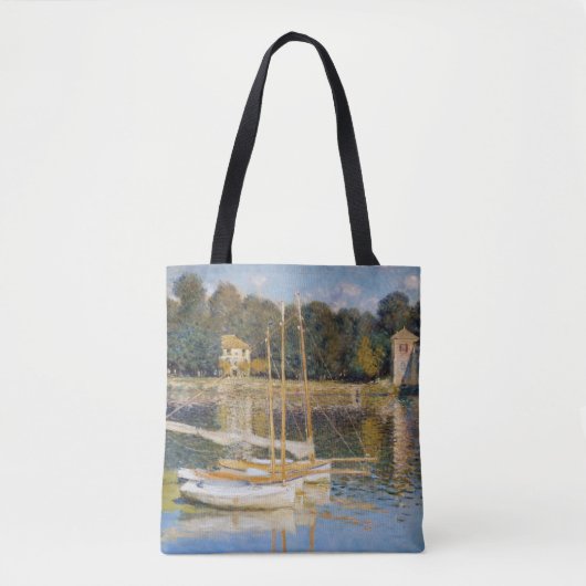 Claude Monet - De Argentijnse Brug Tote Bag (Voorkant)