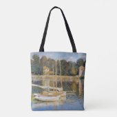 Claude Monet - De Argentijnse Brug Tote Bag (Achterkant)