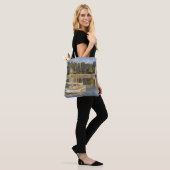 Claude Monet - De Argentijnse Brug Tote Bag (Op model)