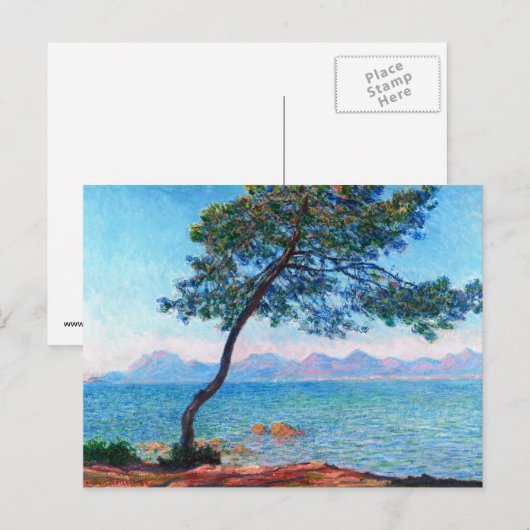 Claude Monet De bergen van het Esterel Briefkaart (Voorkant / Achterkant)