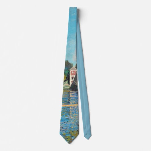 Claude Monet De Brug bij Argenteuil (1874) Stropdas (Voorkant)