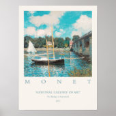 Claude Monet De Brug bij Argenteuil Art Print (Voorkant)