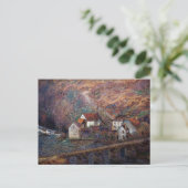 Claude Monet - De brug bij Vervy Briefkaart (Staand voorkant)