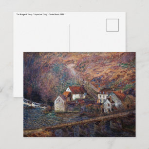 Claude Monet - De brug bij Vervy Briefkaart