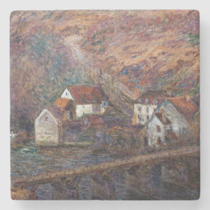 Claude Monet - De Brug bij Vervy Stenen Onderzetter