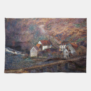 Claude Monet - De Brug bij Vervy Theedoek