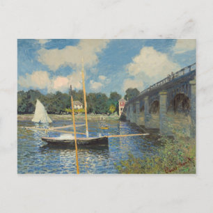 Claude Monet De brug in Argenteuil Briefkaart