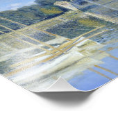 Claude Monet - De brug in Argenteuil Foto Afdruk (Hoek)