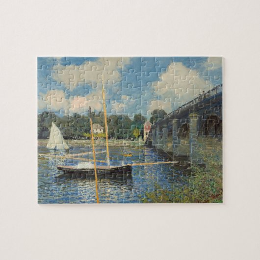 Claude Monet | De brug in Argenteuil Legpuzzel (Horizontaal)