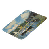 Claude Monet | De brug in Argenteuil Magneet (Linkerzijde)