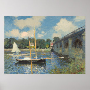 Claude Monet   De brug in Argenteuil Poster