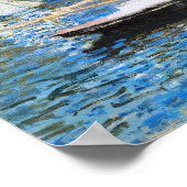 Claude Monet: De brug in Argenteuil Poster (Hoek)