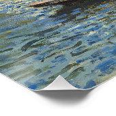 Claude Monet | De brug in Argenteuil Poster (Hoek)