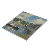 Claude Monet | De brug in Argenteuil Tegeltje (Zijkant)