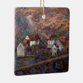 Claude Monet - De brug in Vervy Keramisch Ornament (Rechts)