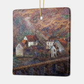 Claude Monet - De brug in Vervy Keramisch Ornament (Links)