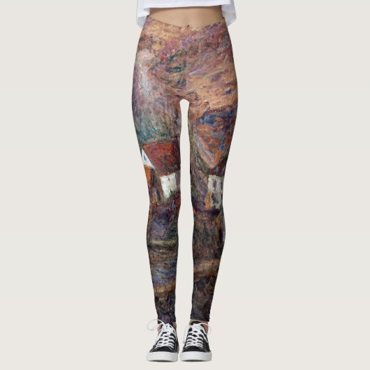 Claude Monet - De brug in Vervy Leggings (Voorkant)