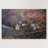 Claude Monet - De brug in Vervy Legpuzzel (Horizontaal)