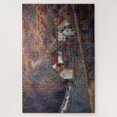 Claude Monet - De brug in Vervy Legpuzzel (Verticaal)