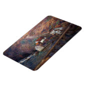 Claude Monet - De brug in Vervy Magneet (Linkerzijde)