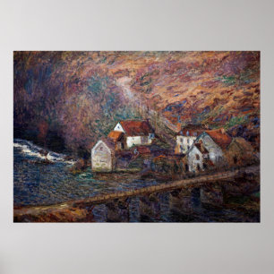 Claude Monet - De brug in Vervy Poster