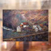 Claude Monet - De brug in Vervy Raamsticker (Vel 2)