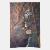 Claude Monet - De brug in Vervy Theedoek (Verticaal)