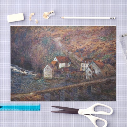 Claude Monet - De brug in Vervy Tissuepapier (Craft)