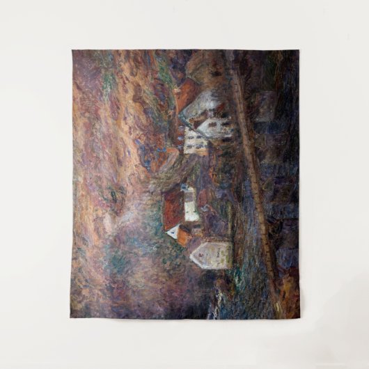 Claude Monet - De brug in Vervy Wandkleed (Voorkant)