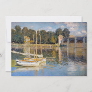 Claude Monet - De brug van Argenteuil Kaart