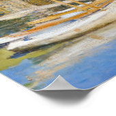 Claude Monet - De brug van Argenteuil Poster (Hoek)
