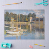 Claude Monet - De brug van Argenteuil Tissuepapier (Craft)