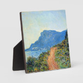 Claude Monet, De Corniche van Monaco, Fotoplaat (Voorkant)